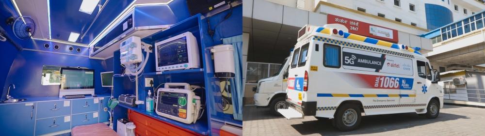 The Weekend Leader - First 5G-connected ambulance trial conducted in India